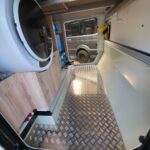 XTura Bodenplatte aus Aluminium-Riffelblech (Heckgarage)