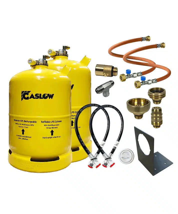 Gaslow 11Kg Doppel-Set inkl. Halterung – Bild 2